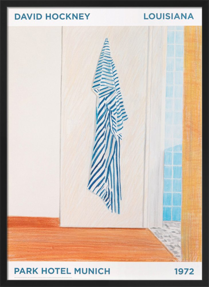 Park Hotel Munich (1972) Poster by David Hockney | King & McGaw