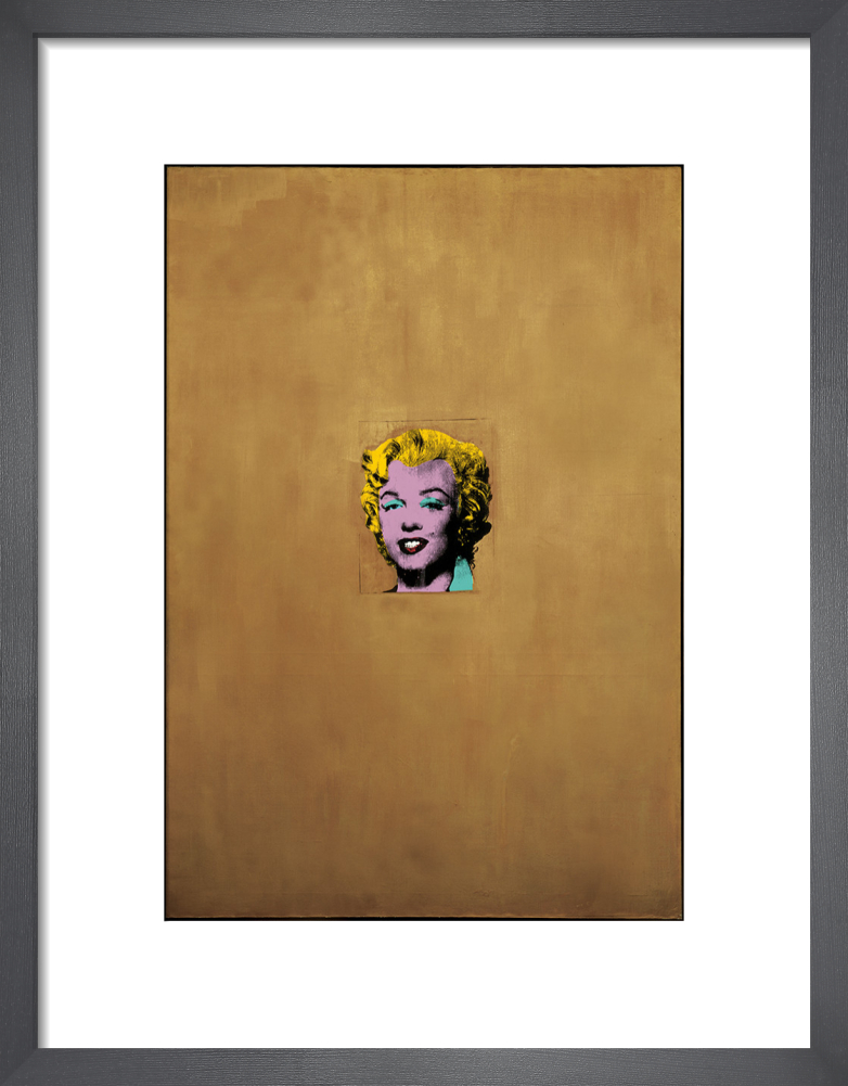 Gold Marilyn Monroe/ウォーホル/ポスター Gold Marilyn Monroe Print Andy Warhol | Poster - Framed