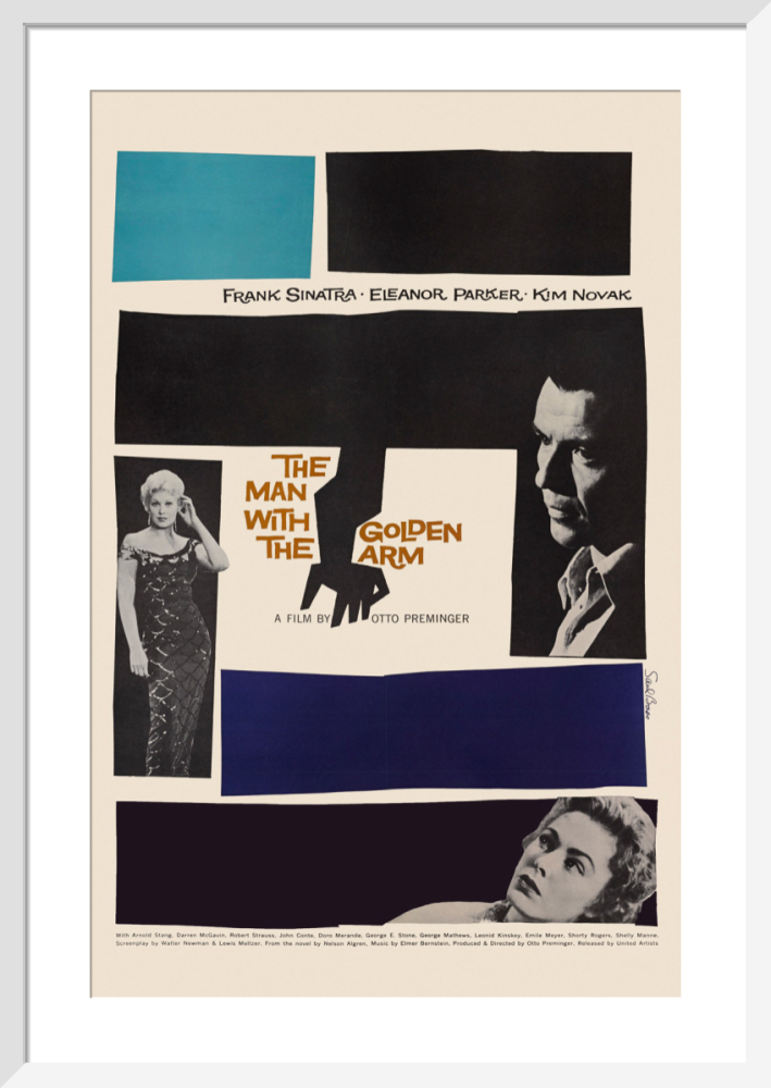 洋楽 Saul Bass / THE MAN WITH THE GOLDEN ARM Saul Bass, The Man With the Golden Arm poster, 1955 · SFMOMA