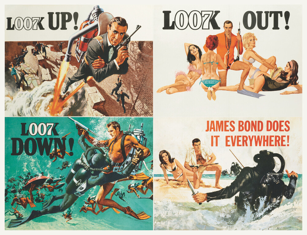 Thunderball Art Print from James Bond Archive | King & McGaw