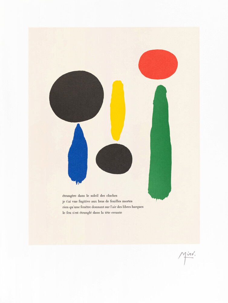 Parler Seul Rare Print by Joan Miró | King & McGaw