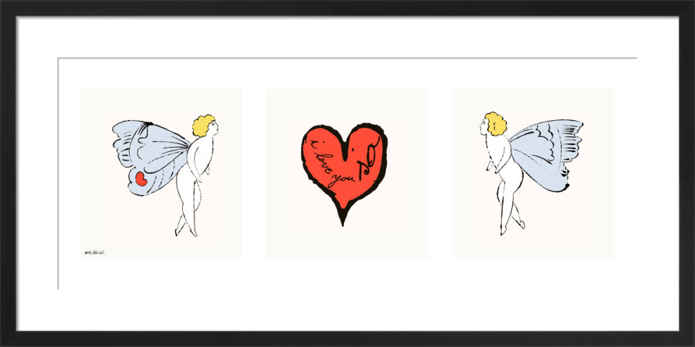 I Love You So, c.1957 (triptych) Poster by Andy Warhol | King & McGaw