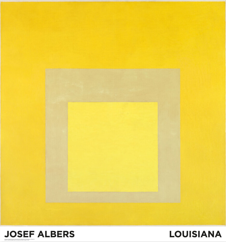 Homage to the Square: Yellow Climate, 1961 Poster by Josef Albers ...