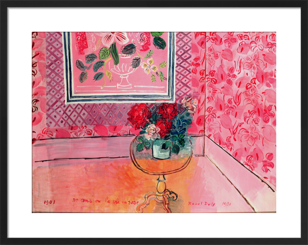La Vie en Rose, 1931 Art Print by Raoul Dufy | King & McGaw