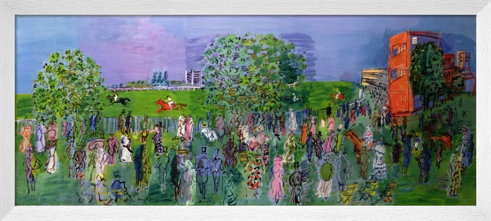 ラウル・デュフィ LE CHAMP DE COURSES A ASCOT Courses a Ascot