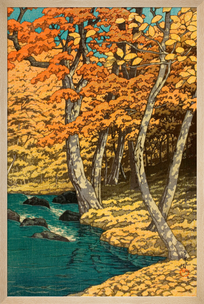 Autumn at Oirase Art Print by Hasui Kawase | King & McGaw