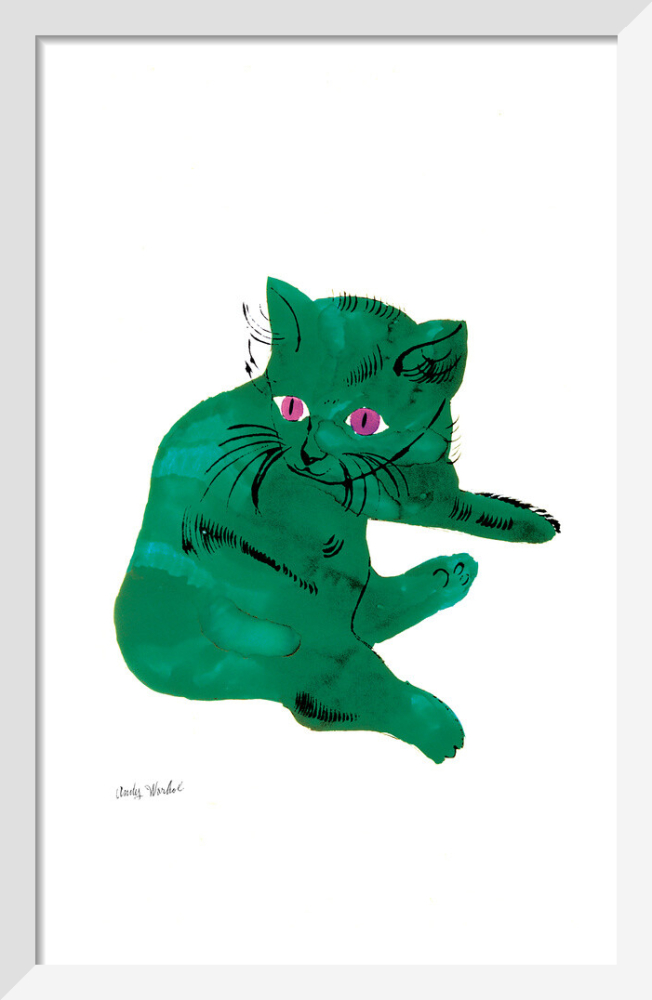 模写】【限定100部・証明書付】Andy Warhol「Sam」猫の