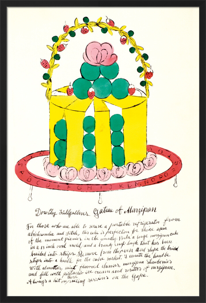 Wild Raspberries by Andy Warhol and Suzie Frankfurt, 1959 (yellow