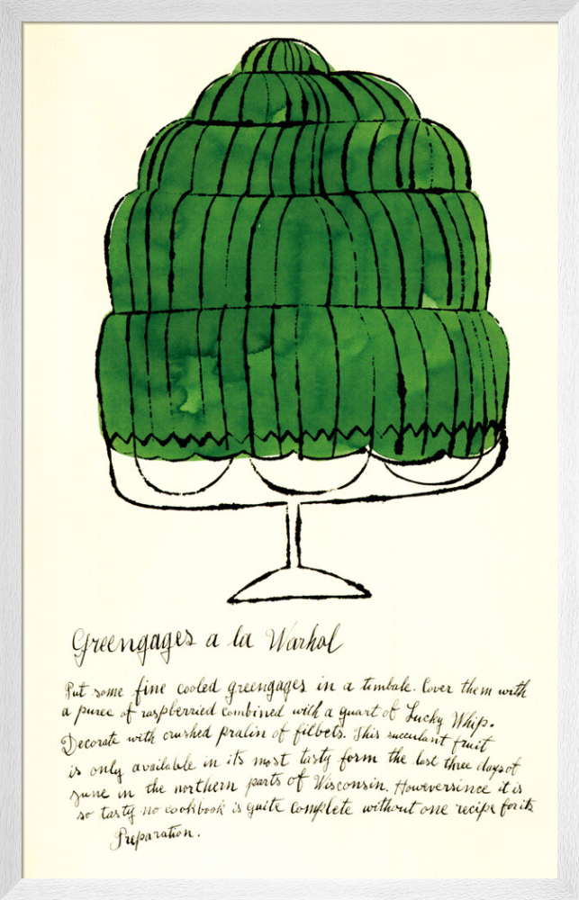 Wild Raspberries by Andy Warhol and Suzie Frankfurt, 1959 (green