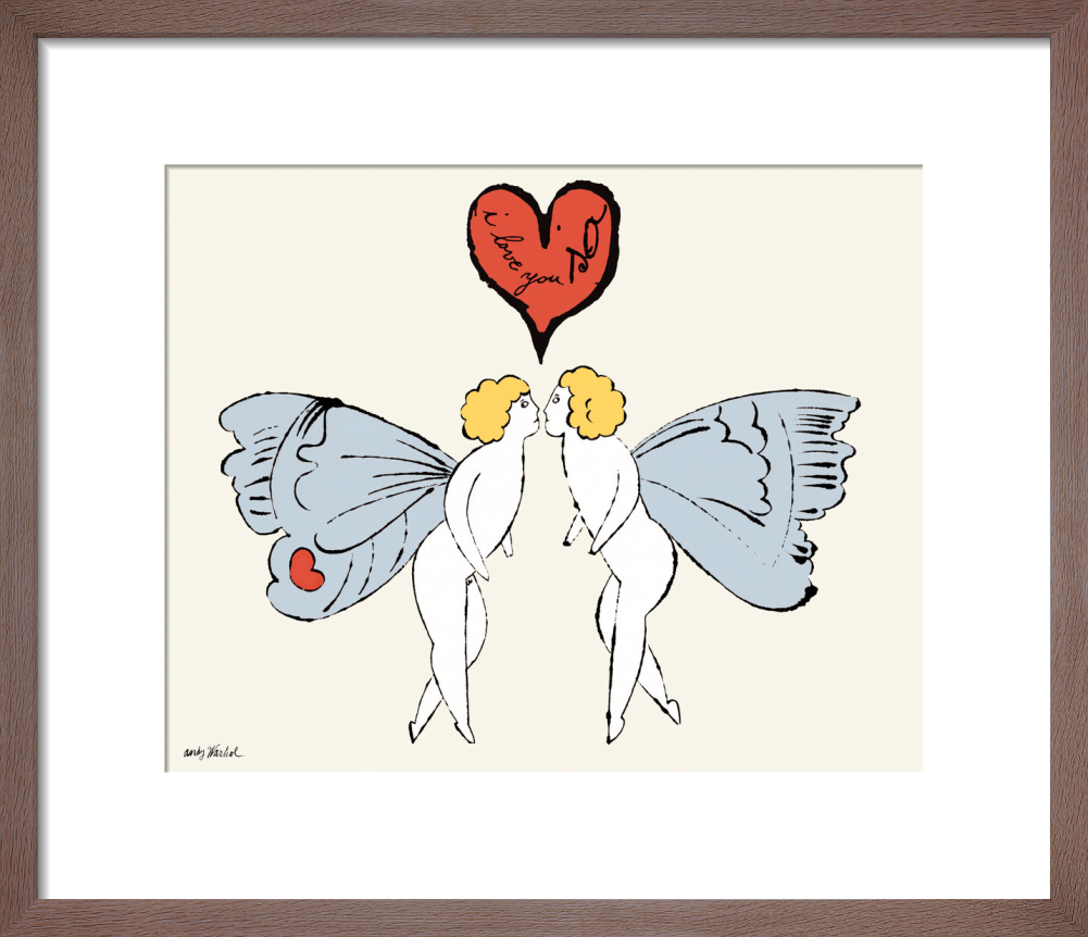 I Love You So, c.1958 (Angel) Poster by Andy Warhol | King & McGaw