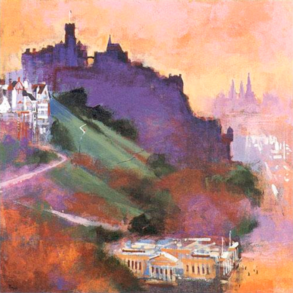 Edinburgh Castle Art Print by Colin Ruffell King & McGaw