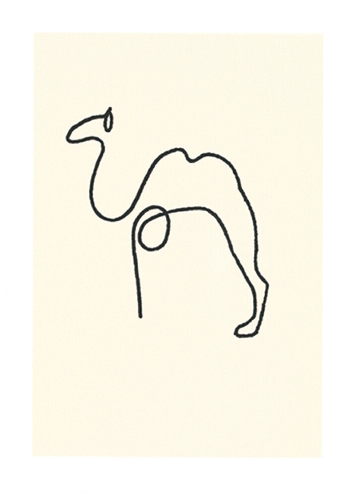 Le chameau Art Print by Pablo Picasso | King & McGaw