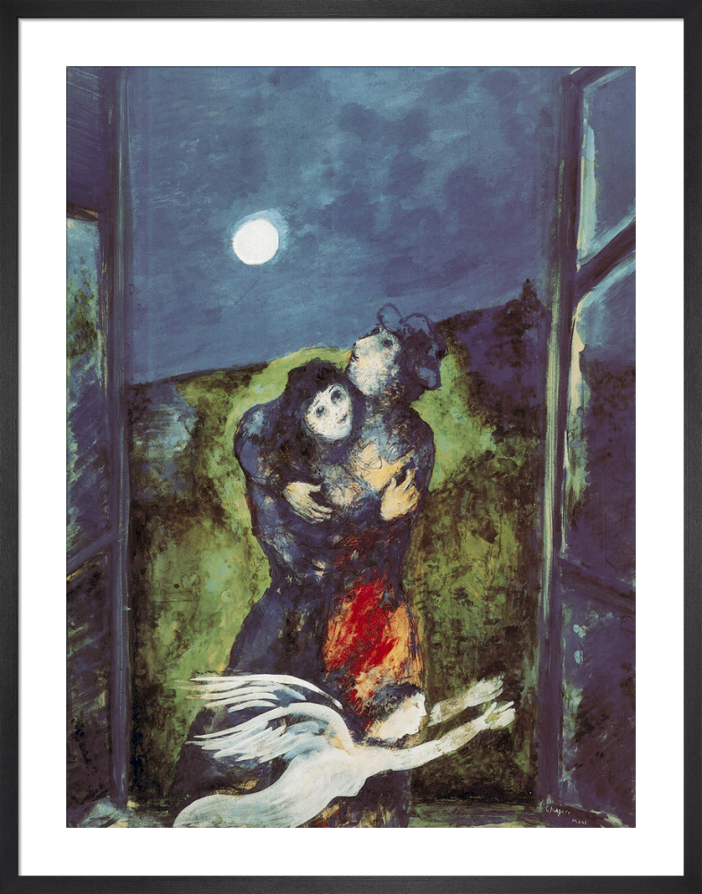 Lovers In The Moonlight Art Print By Marc Chagall King Mcgaw