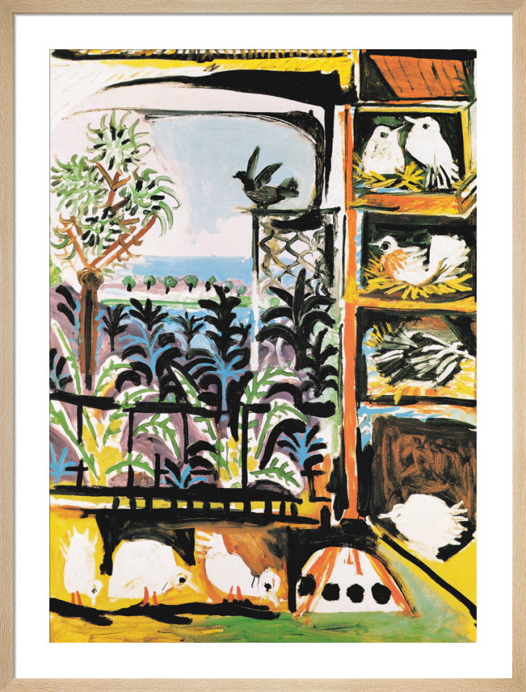 Les Pigeons Art Print by Pablo Picasso | King u0026 McGaw