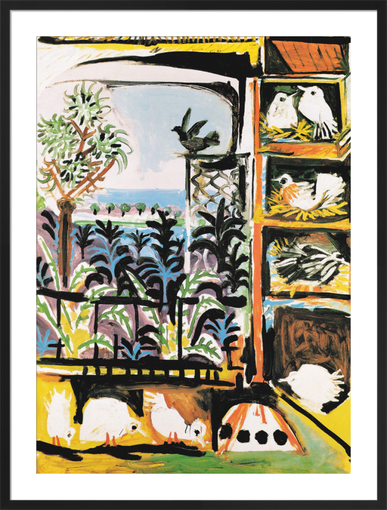 Les Pigeons Art Print by Pablo Picasso | King & McGaw