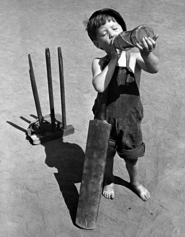 cricket-boy-1948-art-print-by-mirrorpix-king-mcgaw