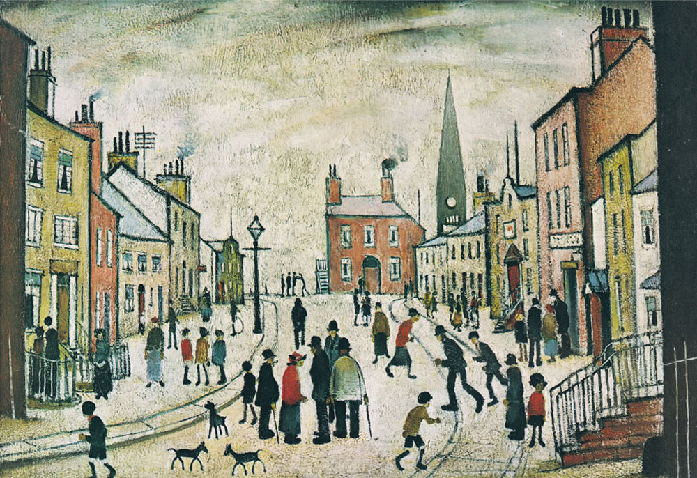 A Lancashire Village Art Print By L.S. Lowry | King & McGaw