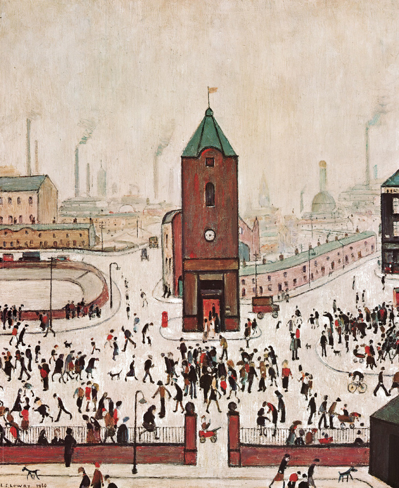 Town Centre Art Print By L.S. Lowry | King & McGaw