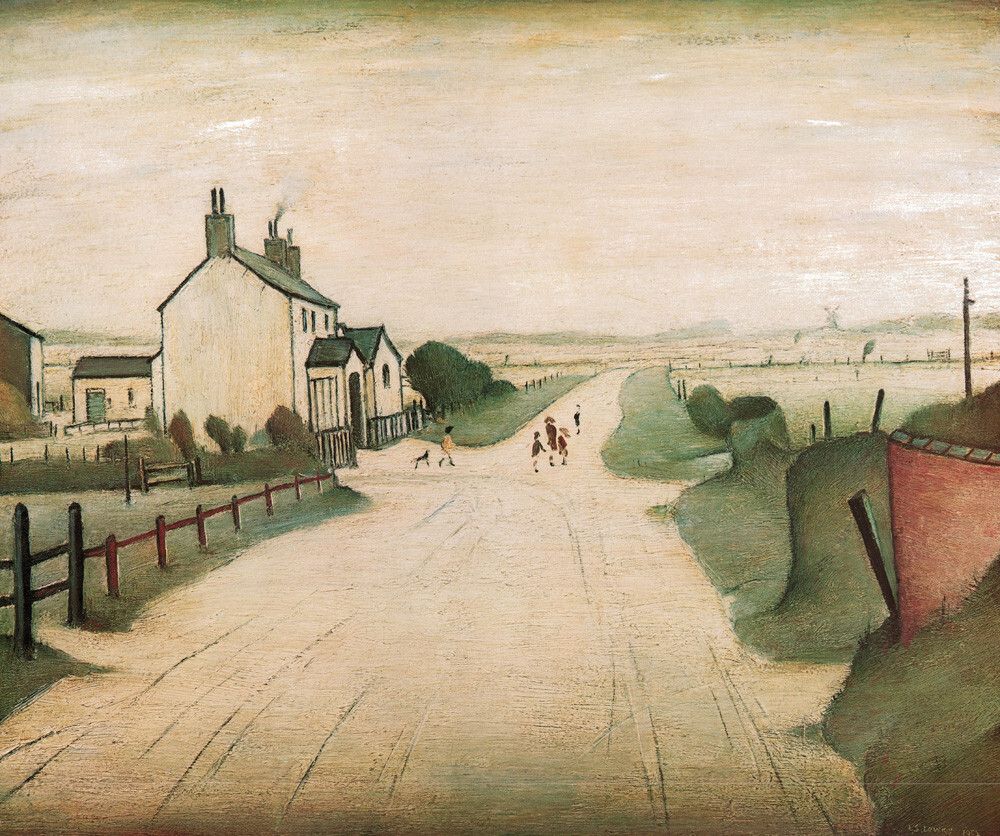 A Country Road Art Print By L.S. Lowry | King & McGaw