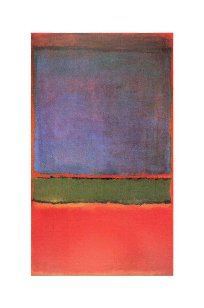 No. 6 (Violet, Green, & Red), 1951 Art Print by Mark Rothko | King