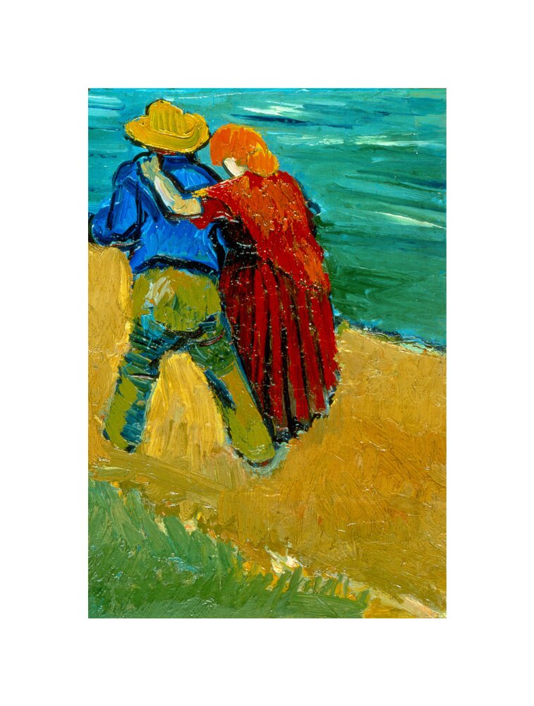 Eclogue En Provence Un Couple D Amoureux 18 Art Print By Vincent Van Gogh King Mcgaw