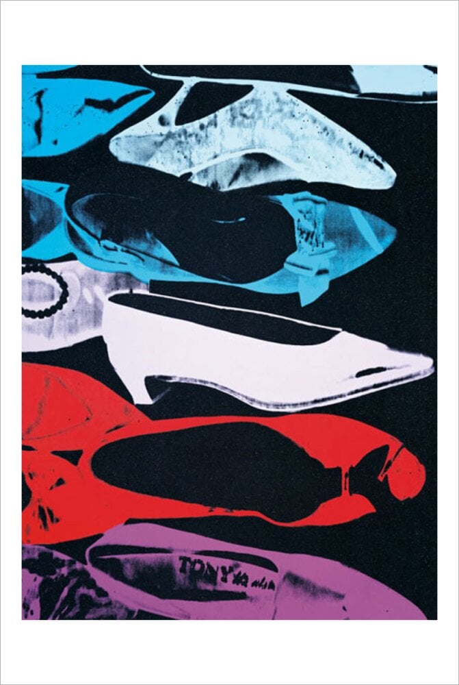 Diamond Dust Shoes, 1980 (parallel) Art Print by Andy Warhol | King & McGaw