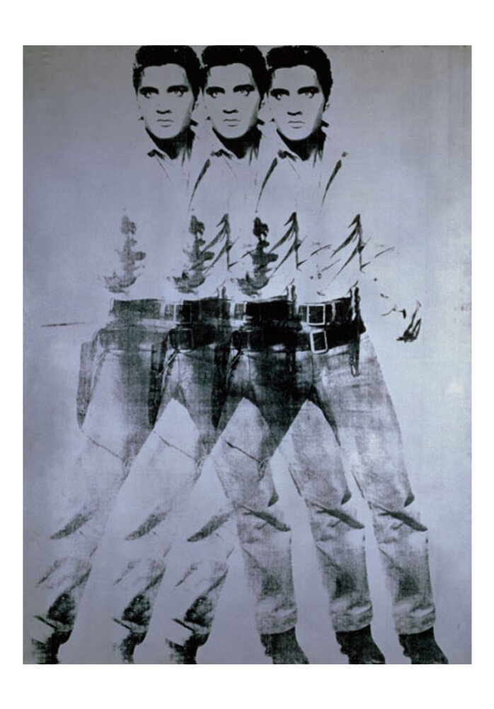 Elvis, 1963 (triple Elvis) Poster by Andy Warhol | King & McGaw