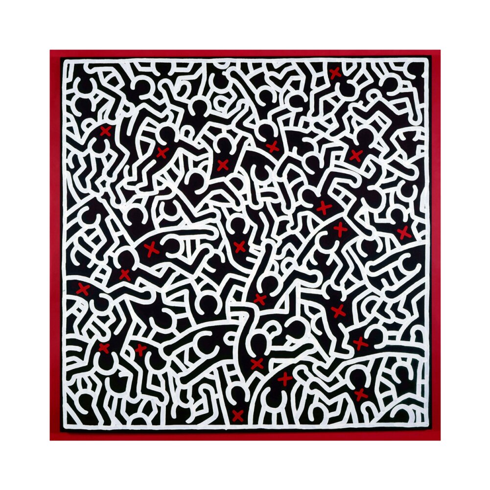 Untitled, 1985 by Keith Haring - art print from King & McGaw