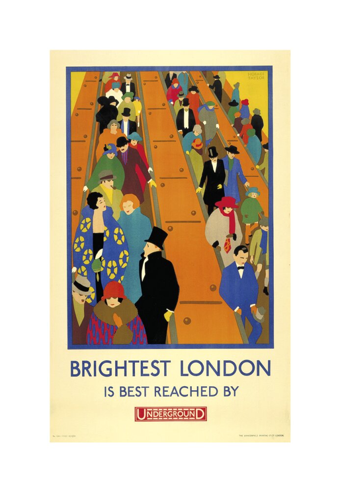 London Underground　ポスター London Underground – delightful poster – Photowall