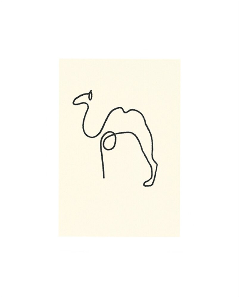 Le chameau Art Print by Pablo Picasso | King & McGaw